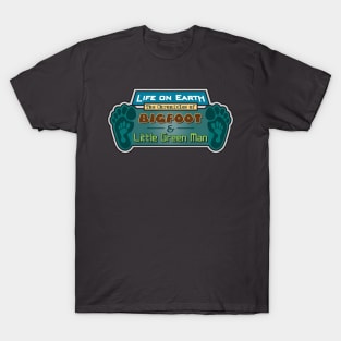 The Chronicles of Bigfoot & Little Green Man T-Shirt